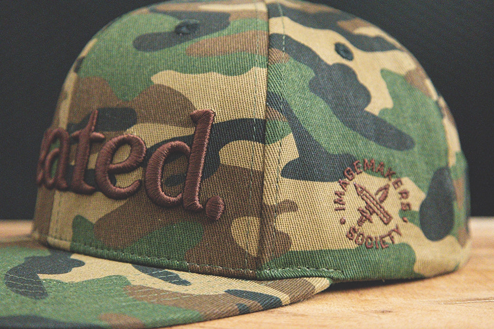 Created Camo Chocolate Hat