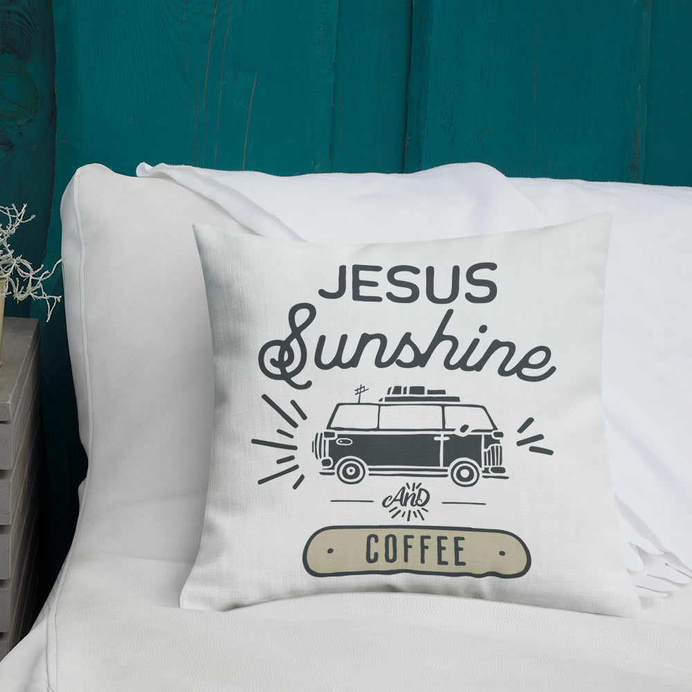 Jesus Sunshine Coffee - Pillow
