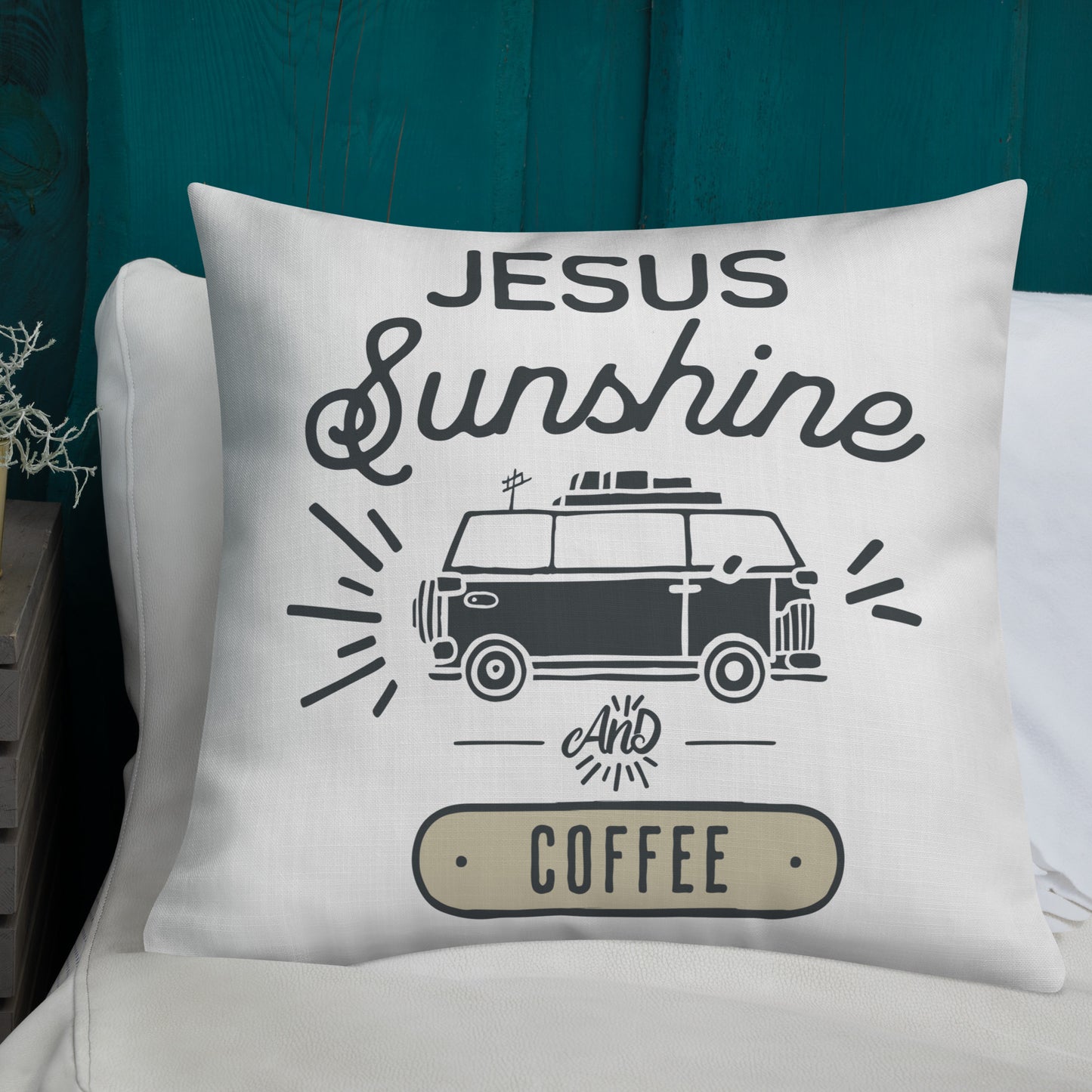 Jesus Sunshine Coffee - Pillow