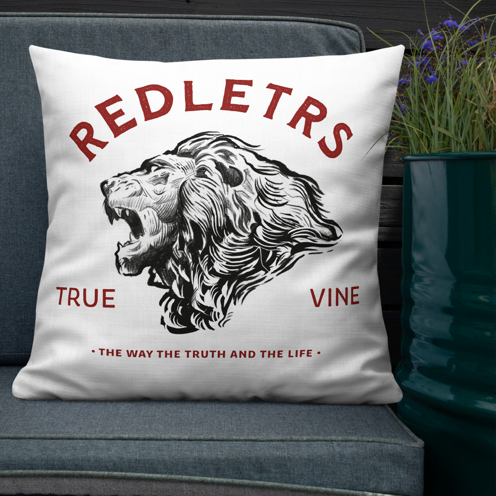 REDLETRS & STRIPES Premium Pillow