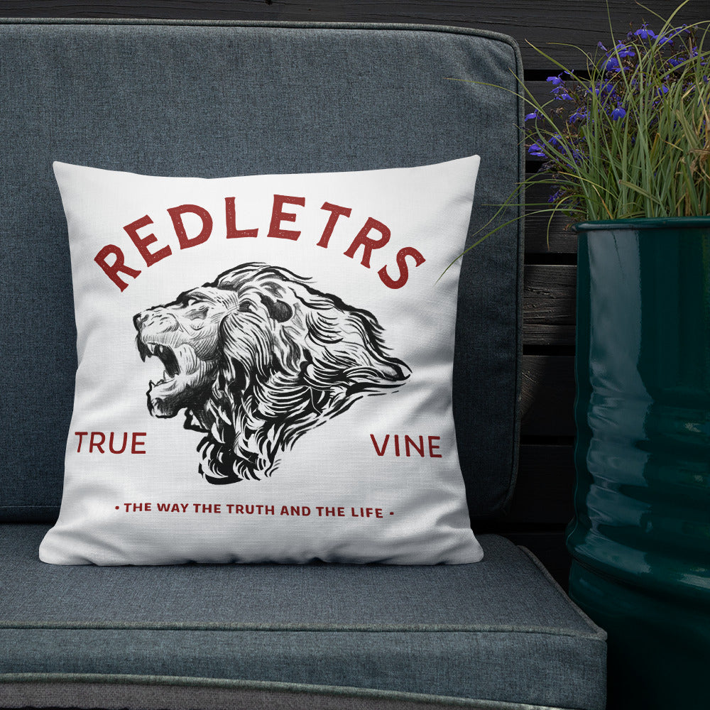 REDLETRS & STRIPES Premium Pillow