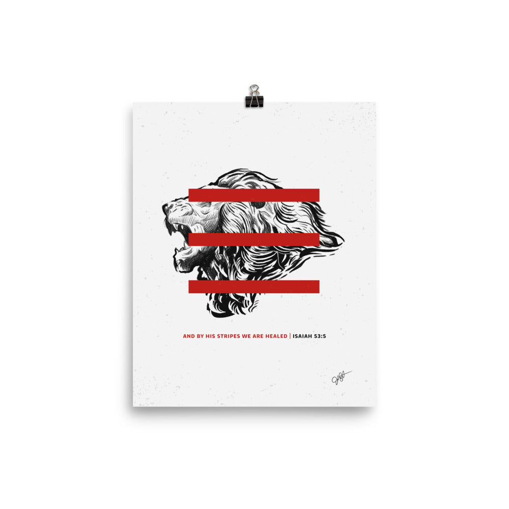 BY HIS STRIPES Poster