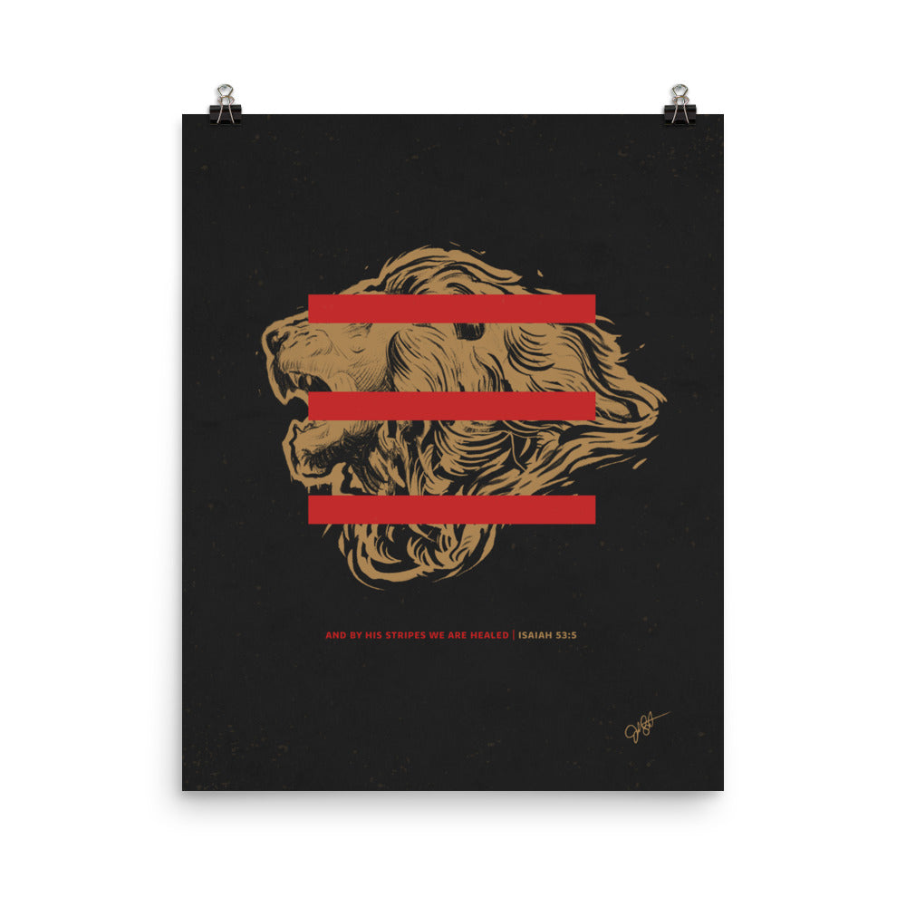 BY HIS STRIPES Poster