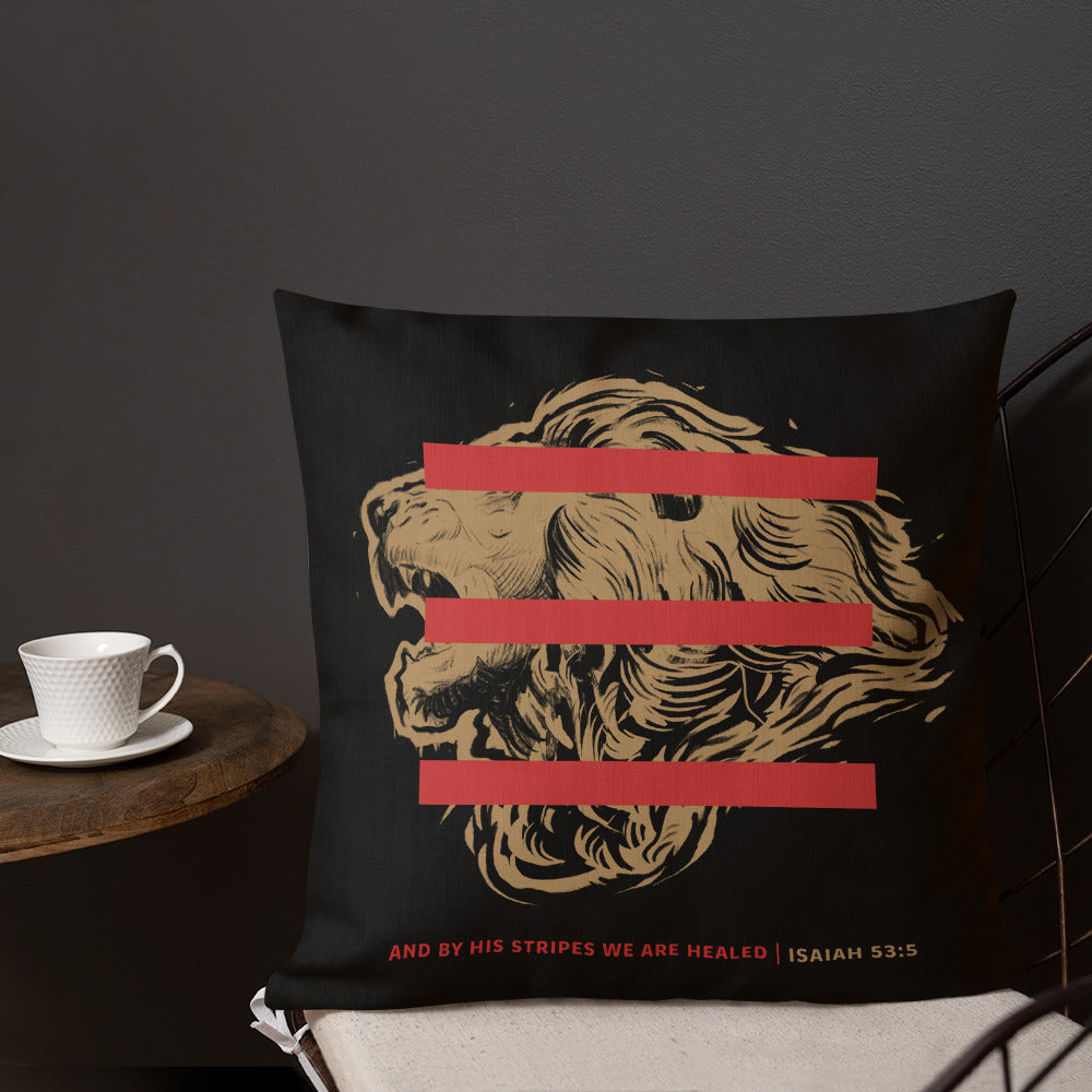 REDLETRS & STRIPES Premium Pillow