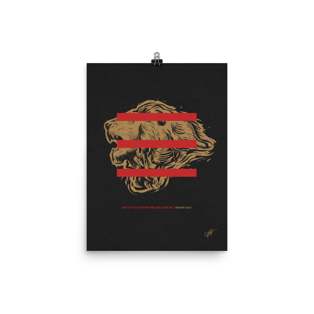 BY HIS STRIPES Poster