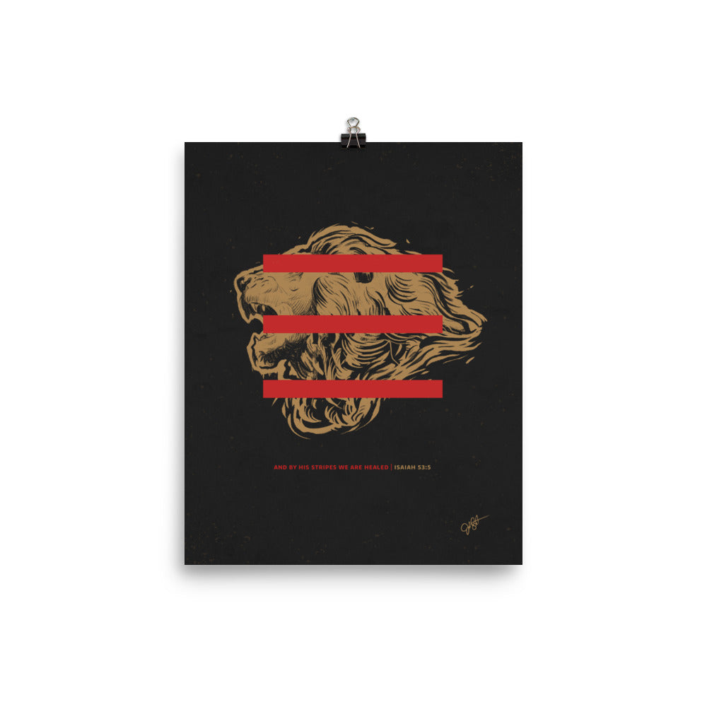 BY HIS STRIPES Poster