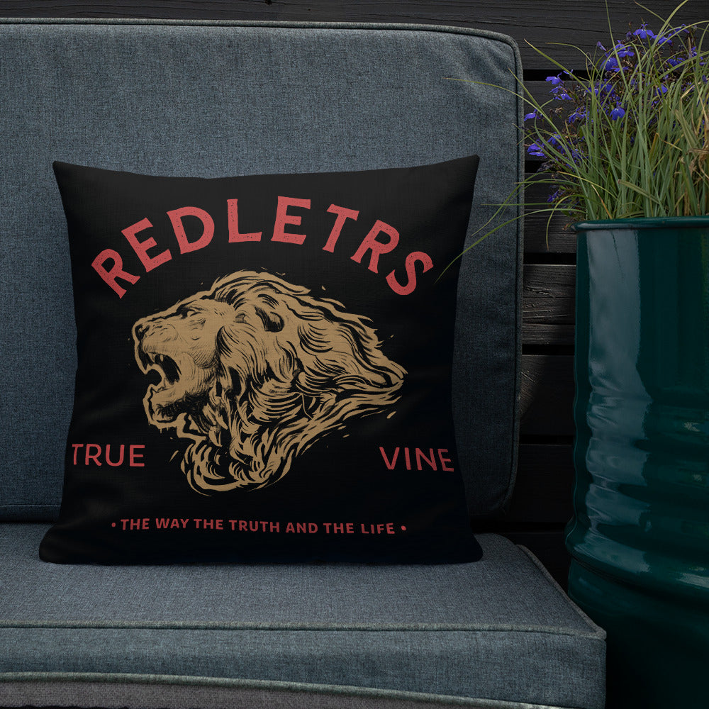 REDLETRS & STRIPES Premium Pillow