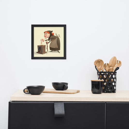 Widow Who Gave Everything Framed poster