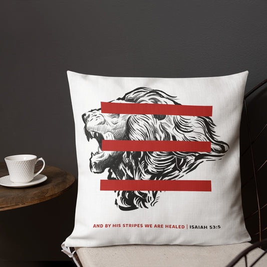 REDLETRS & STRIPES Premium Pillow