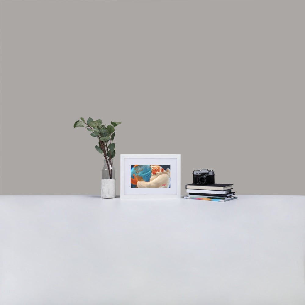 God So Loved the World - Framed Poster With Mat