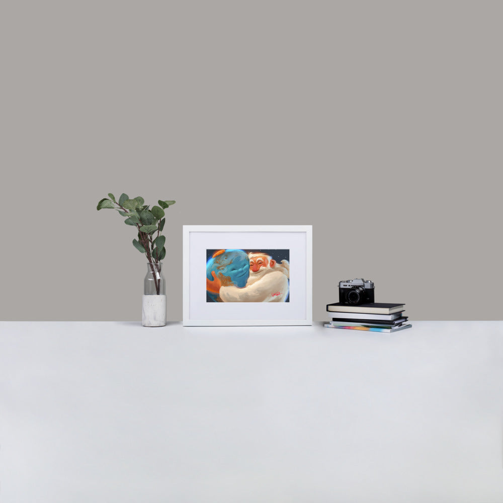 God So Loved the World - Framed Poster With Mat