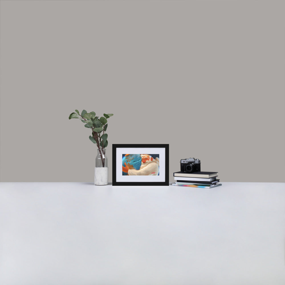 God So Loved the World - Framed Poster With Mat