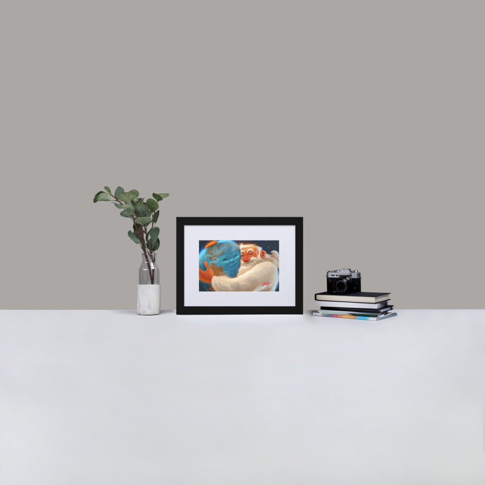 God So Loved the World - Framed Poster With Mat